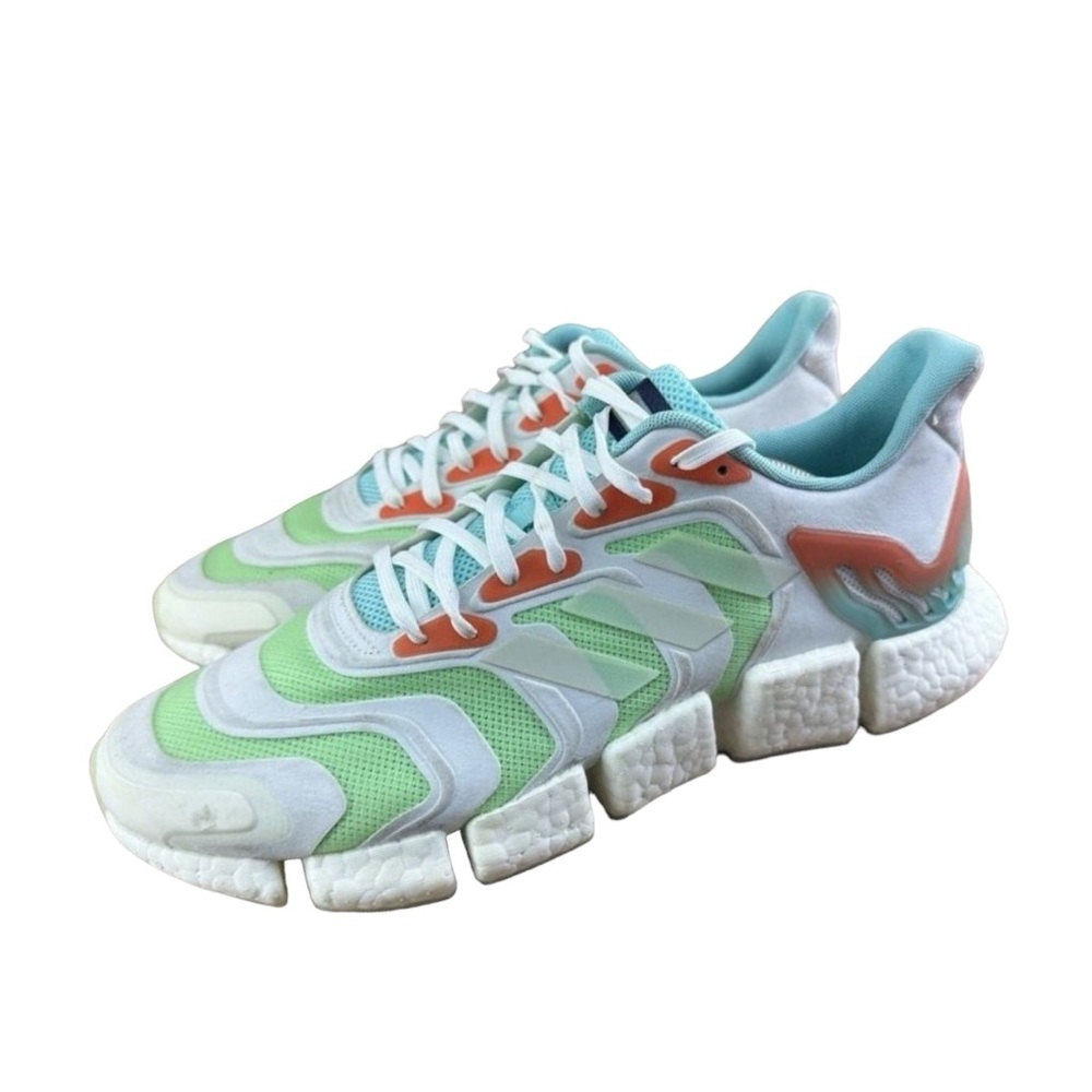 adidas boost climacool vento White and Green Athletic Shoes size 13 mint